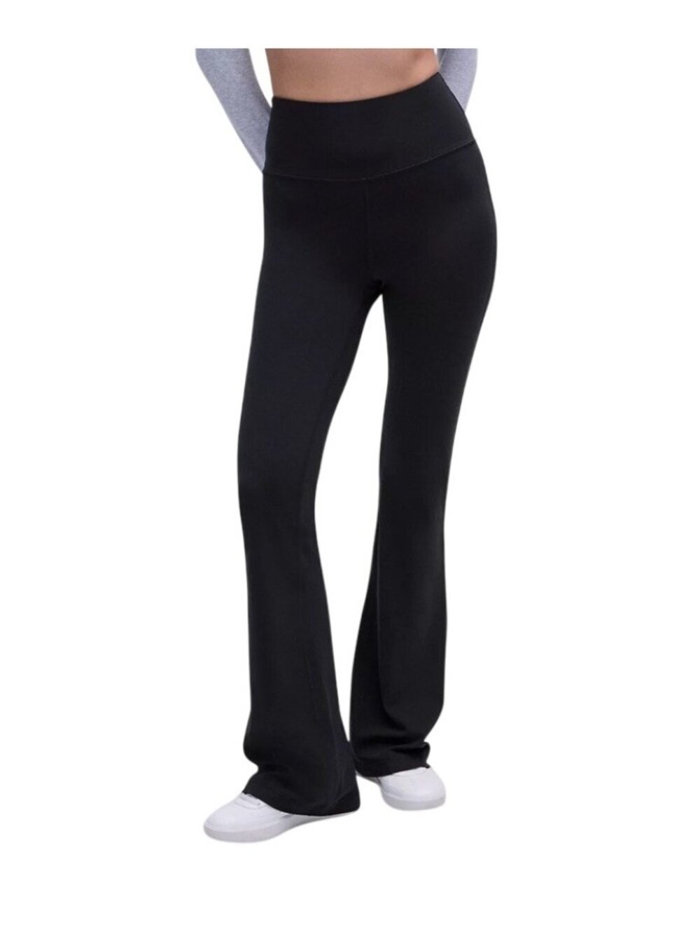 Lululemon Groove Nulu Super-High-Rise Flared Yoga Pants 32” Women Size 12 Black